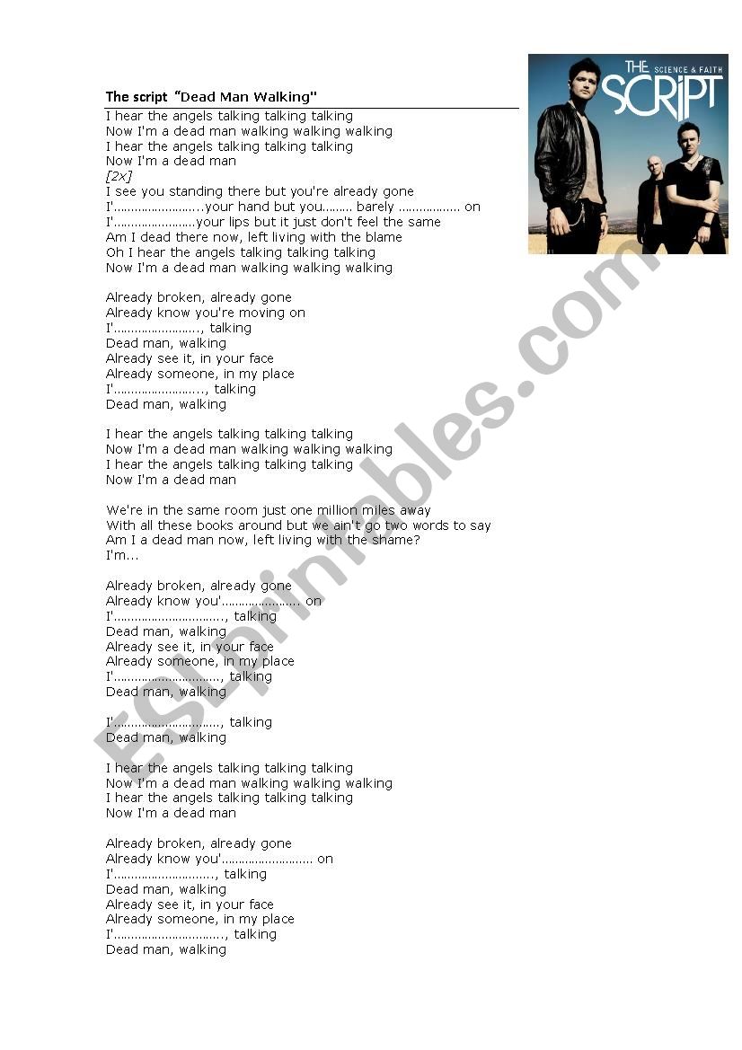 The script  â€œDead Man Walking