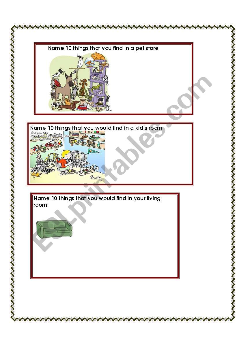 Vocabulary continued worksheet