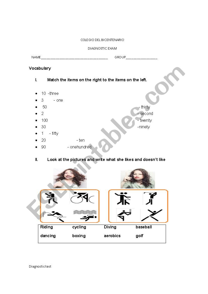 exam 2 worksheet