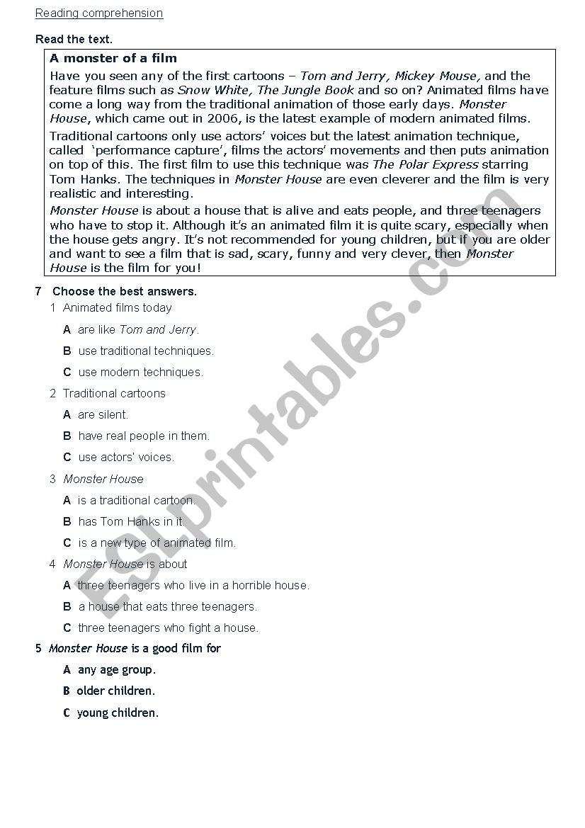 Present Perfect  worksheet