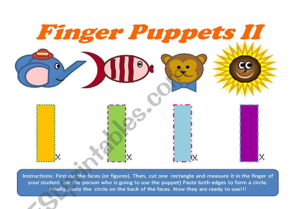 Finger Puppets II worksheet