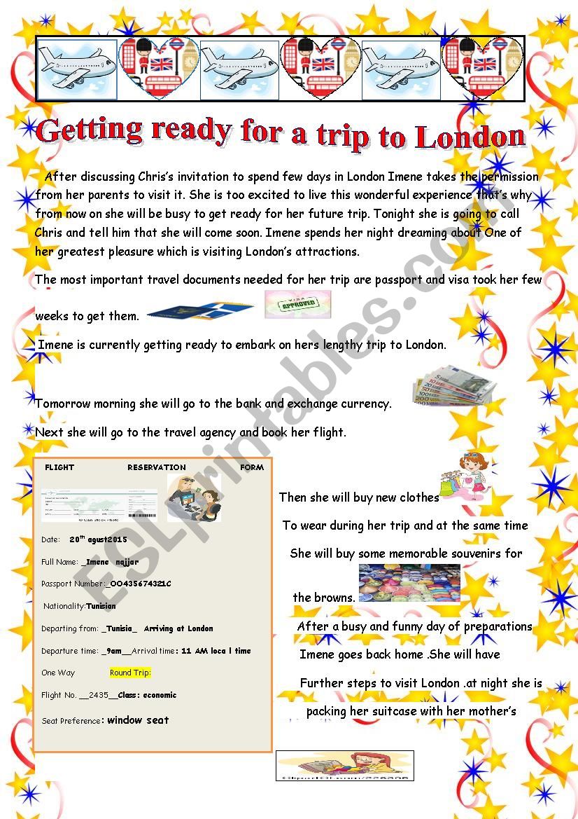 essay about a trip to london