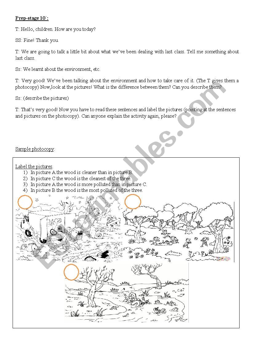 Comparatives and superlatives worksheet