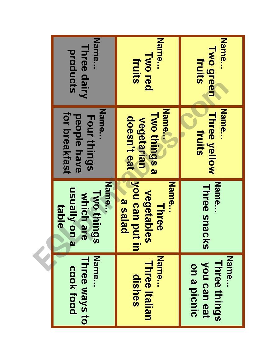 "5 second rule" Board Game ESL worksheet by Rudishonok