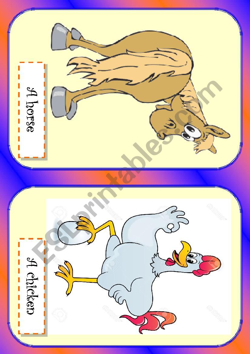 Farm animals 1 worksheet