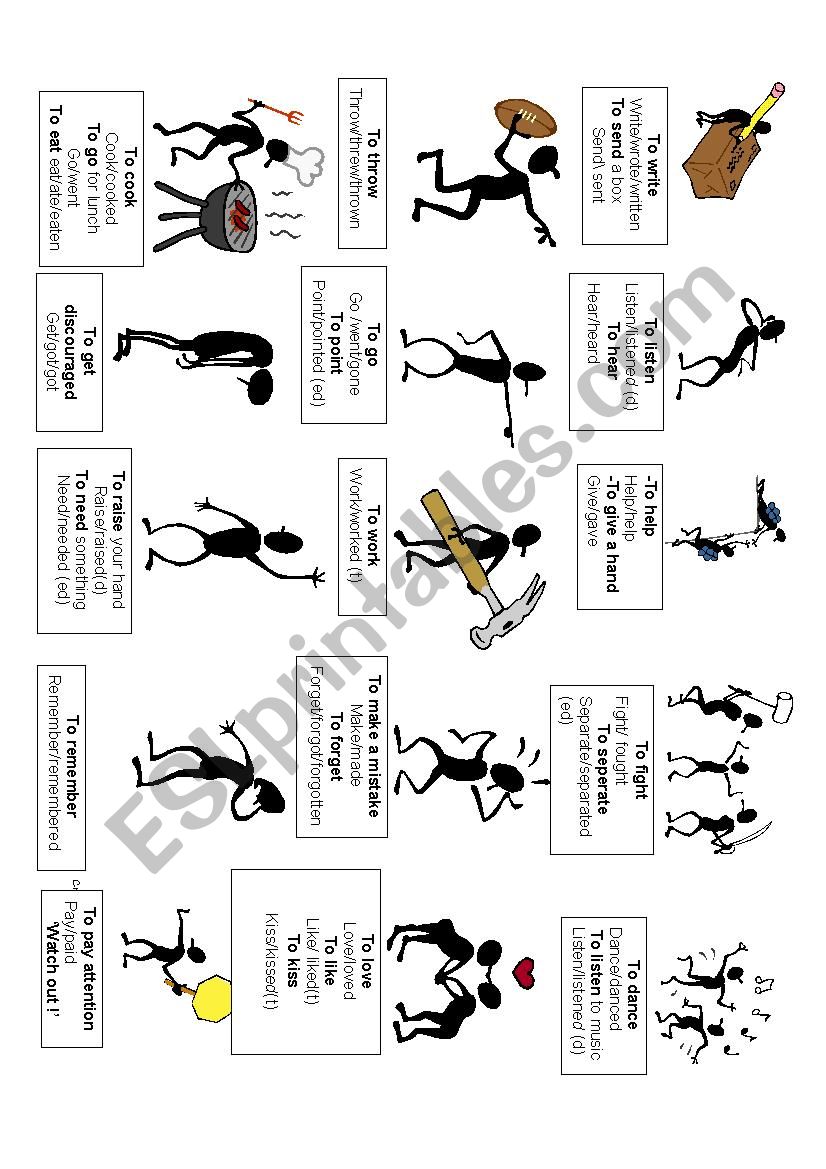 Verbs ESL Worksheet By Elbien