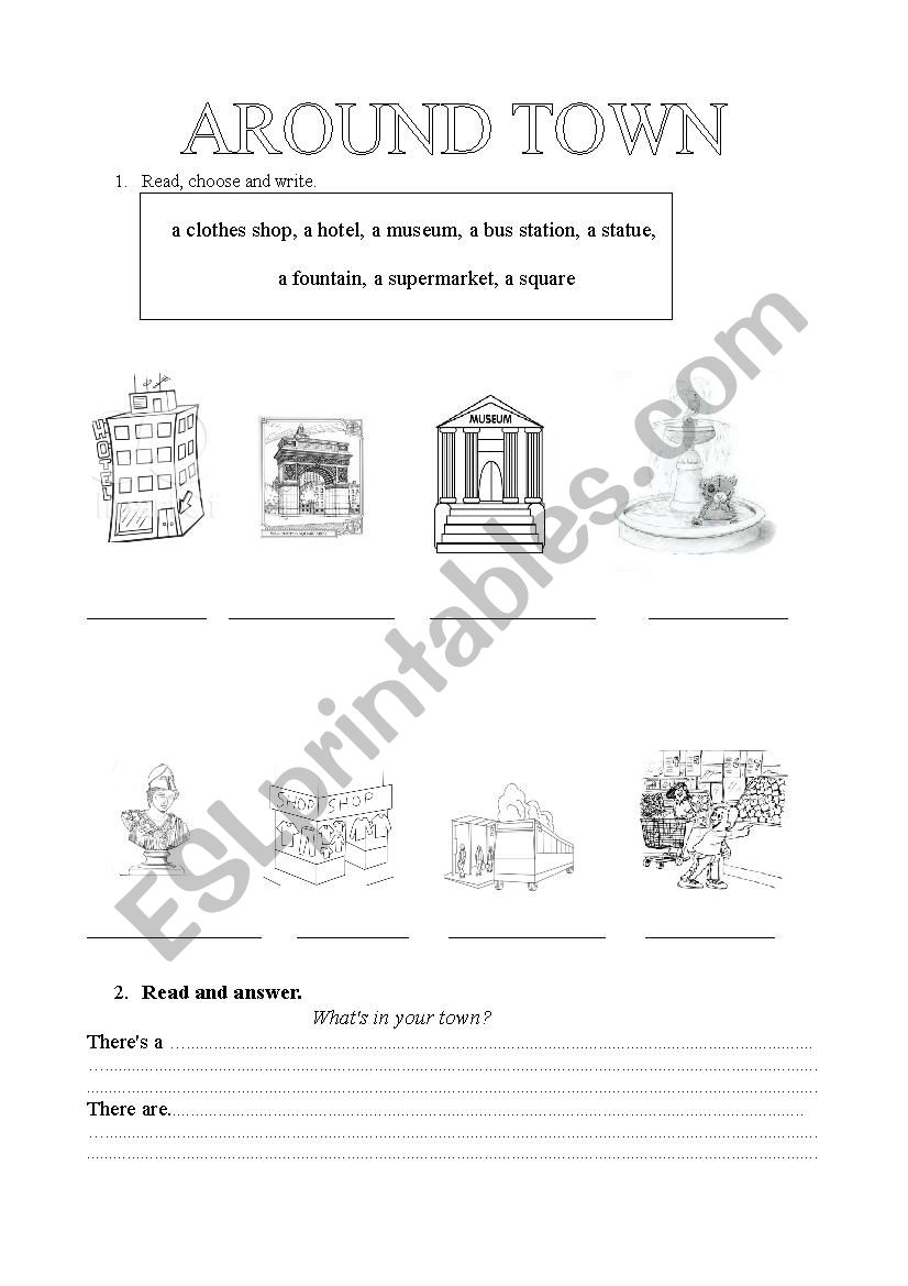 TOWN  worksheet