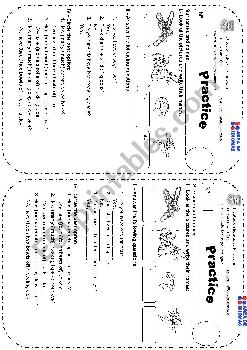 COUNTABLE AND UNCOUNTABLE NOUNS