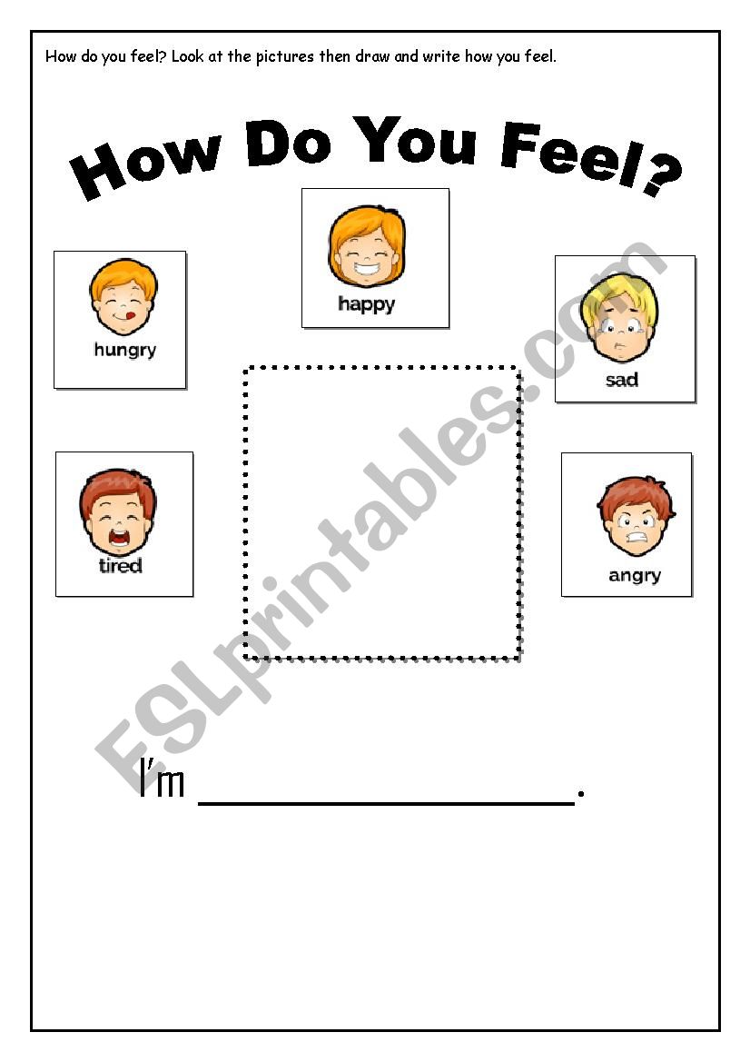 How do you feel? Emotions  worksheet