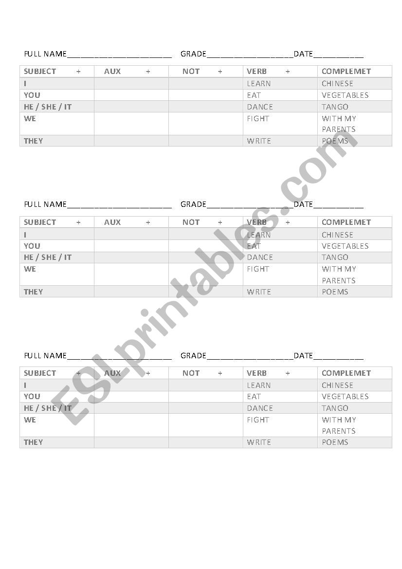 Chat Present Simple  worksheet