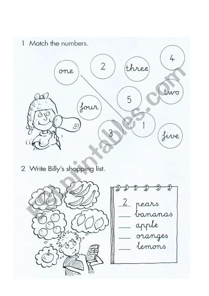 practice numbers worksheet