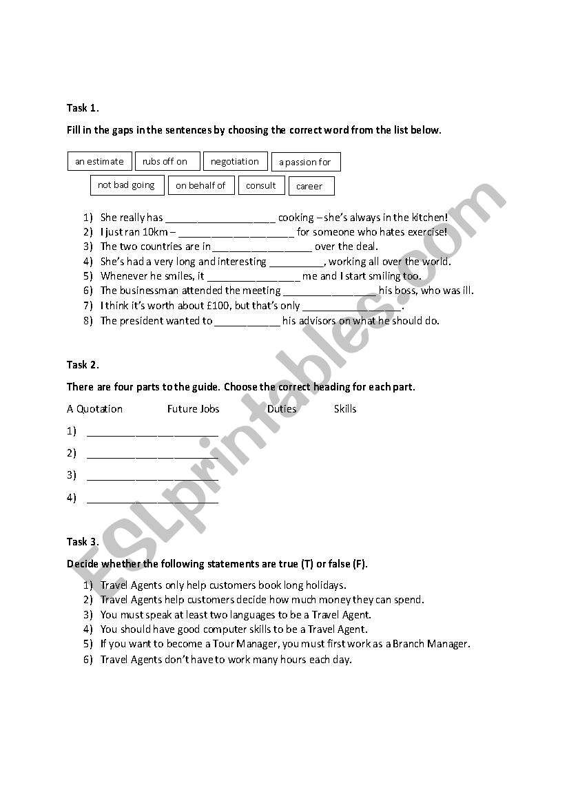 Authentic reading worksheet worksheet