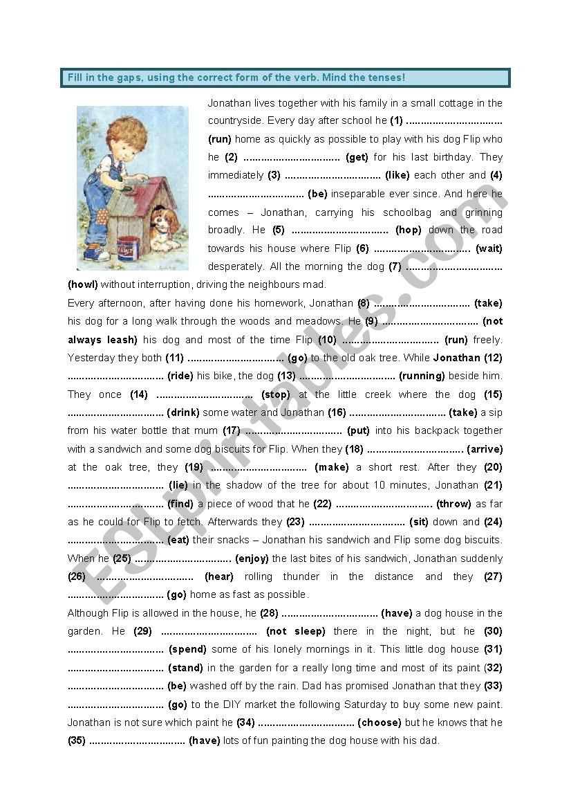 All Tenses (1) worksheet