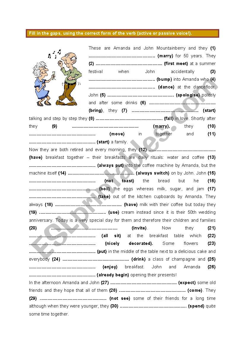 Active or Passive Voice - all tenses (2)