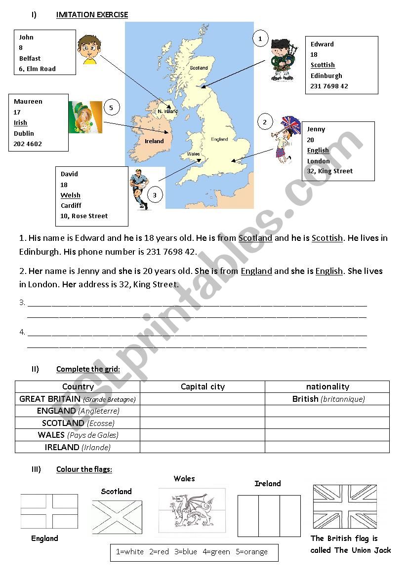 introducing someone worksheet