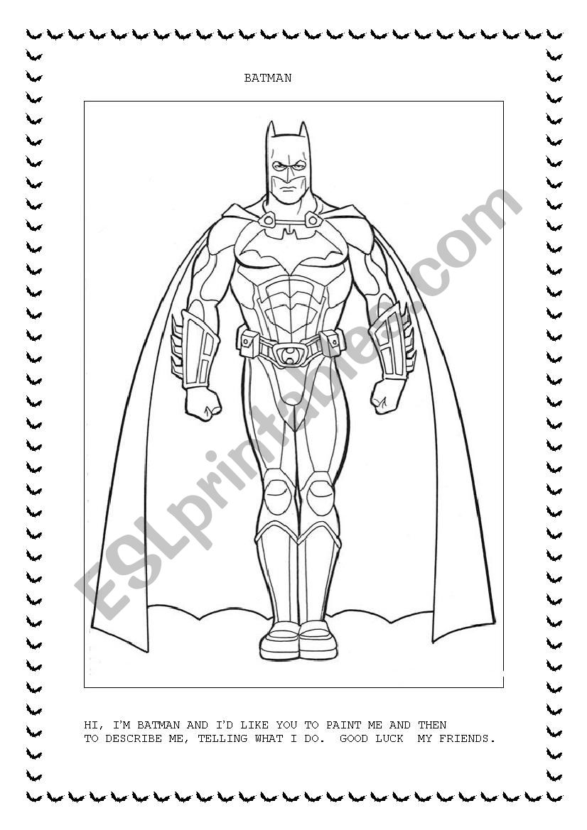 BATMAN worksheet