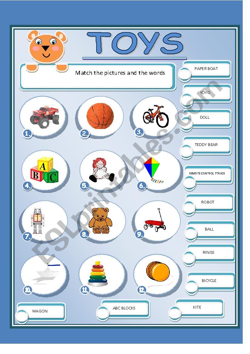 TOYS 1 worksheet