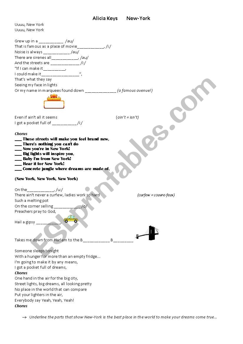 New-York worksheet