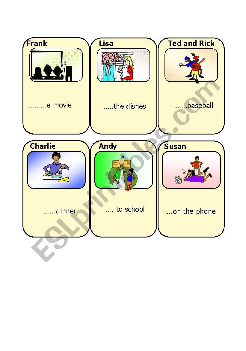 Go Fish Playing Cards 1 of 3 worksheet