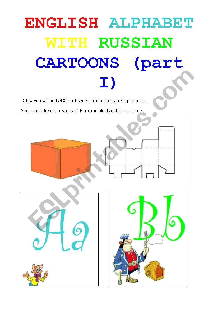 English ABC from Russia!!!  worksheet
