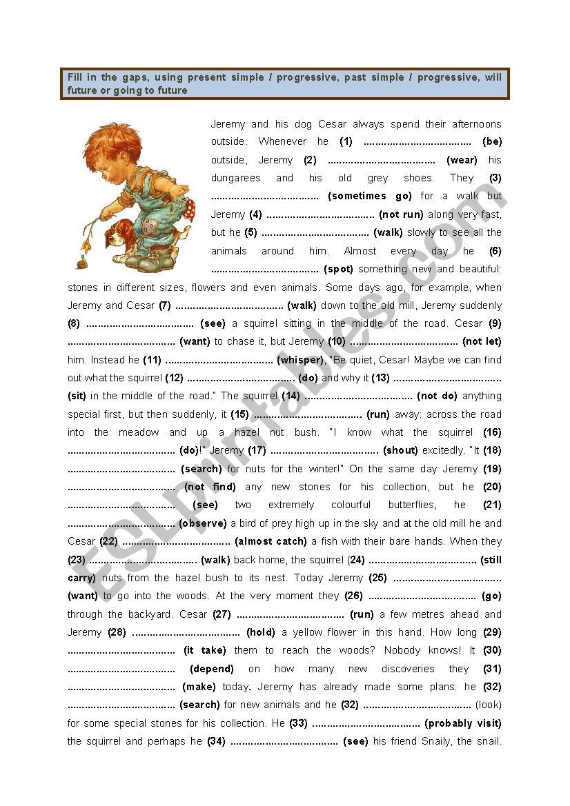 Present, Past & Future Tenses (3)