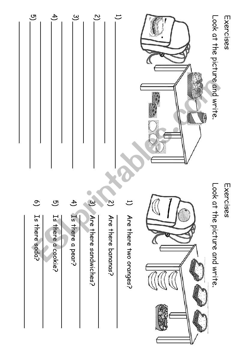 There is/There are worksheet