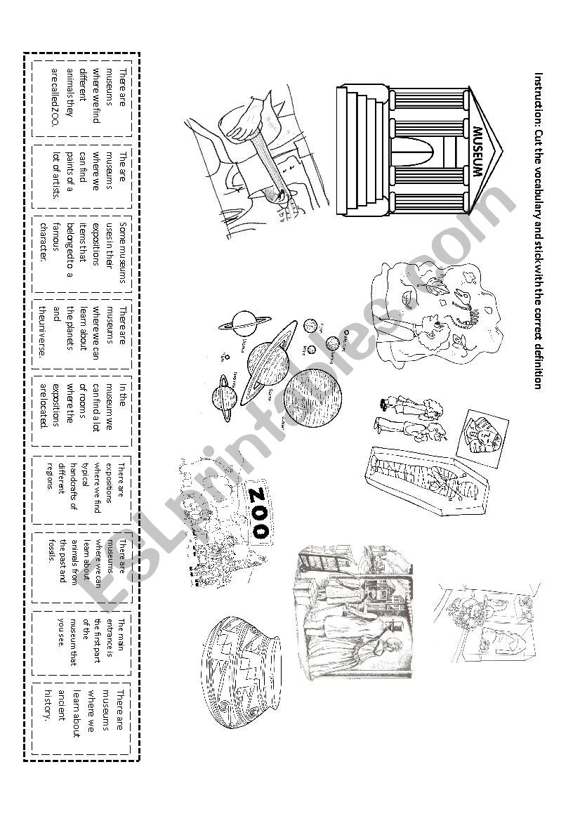 Museum worksheet