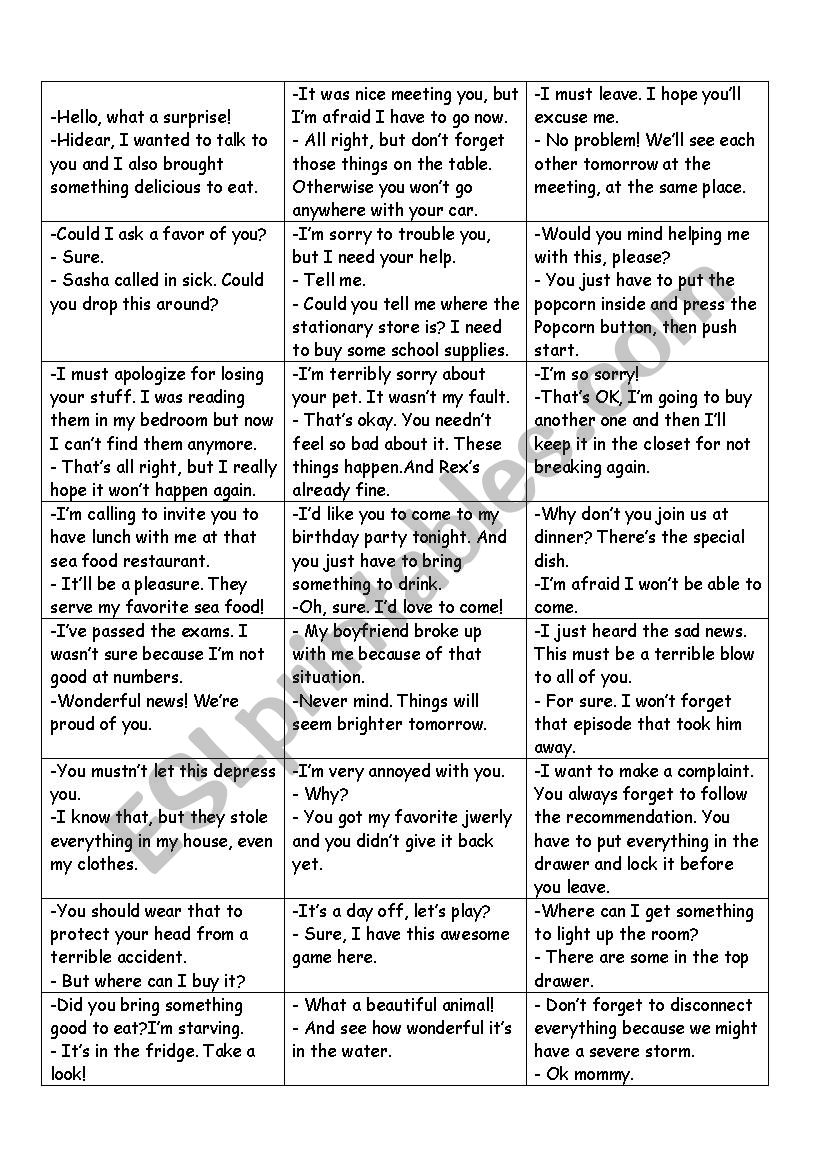 Definition game part 3 worksheet