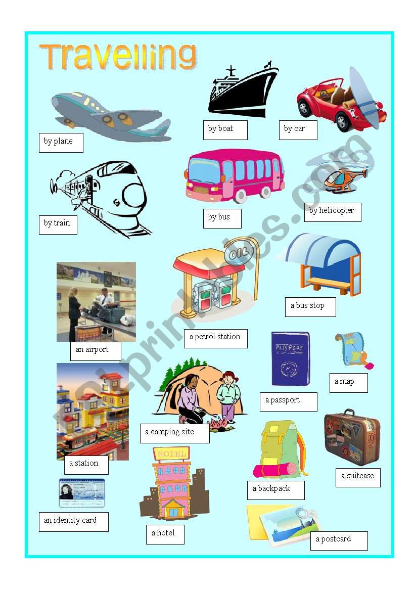 vocabulary for travelling
