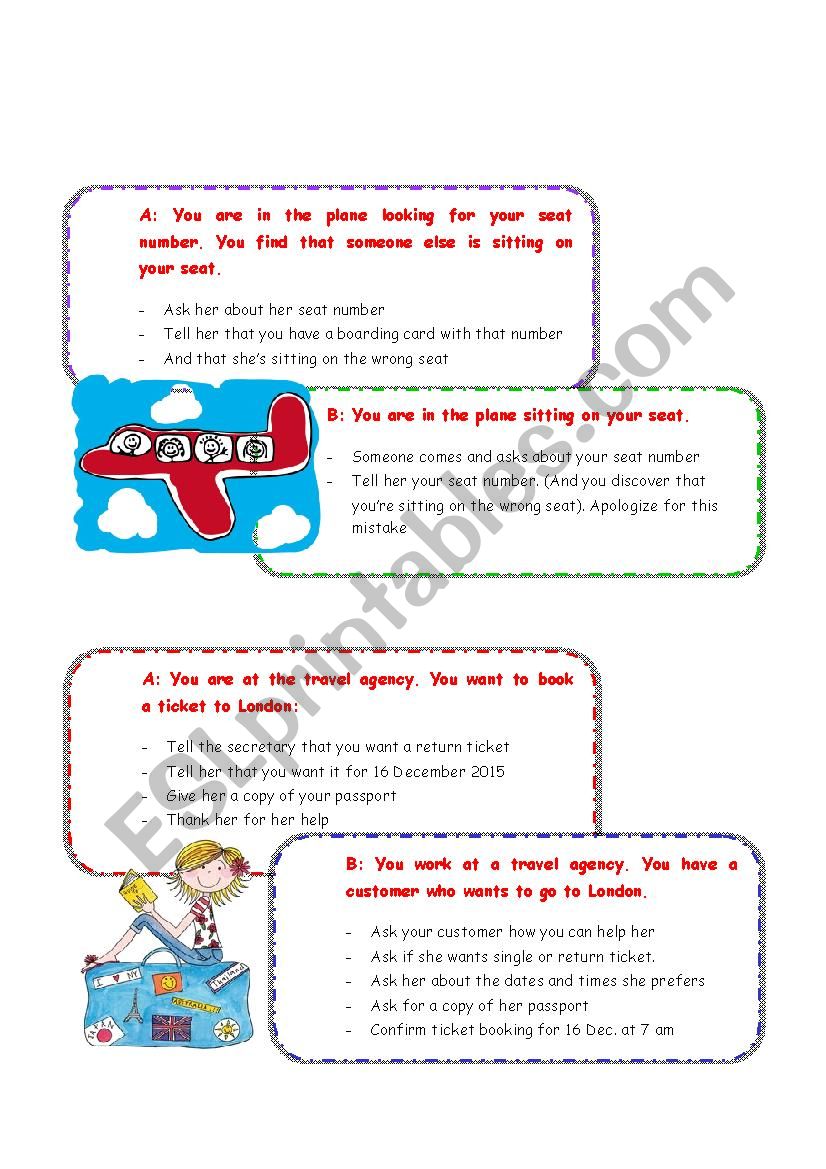 on the move worksheet