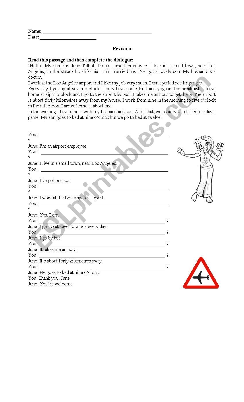 Revision worksheet