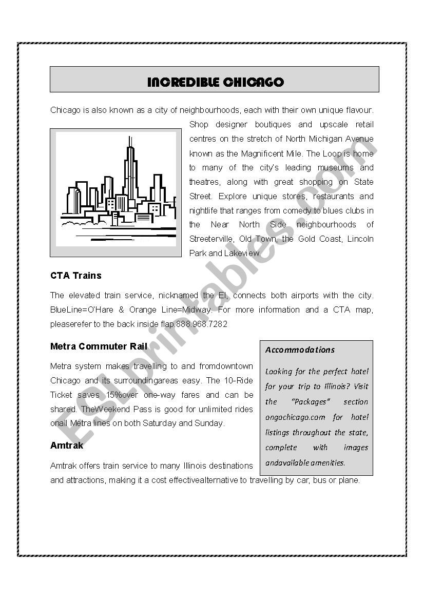 skimming 2 worksheet