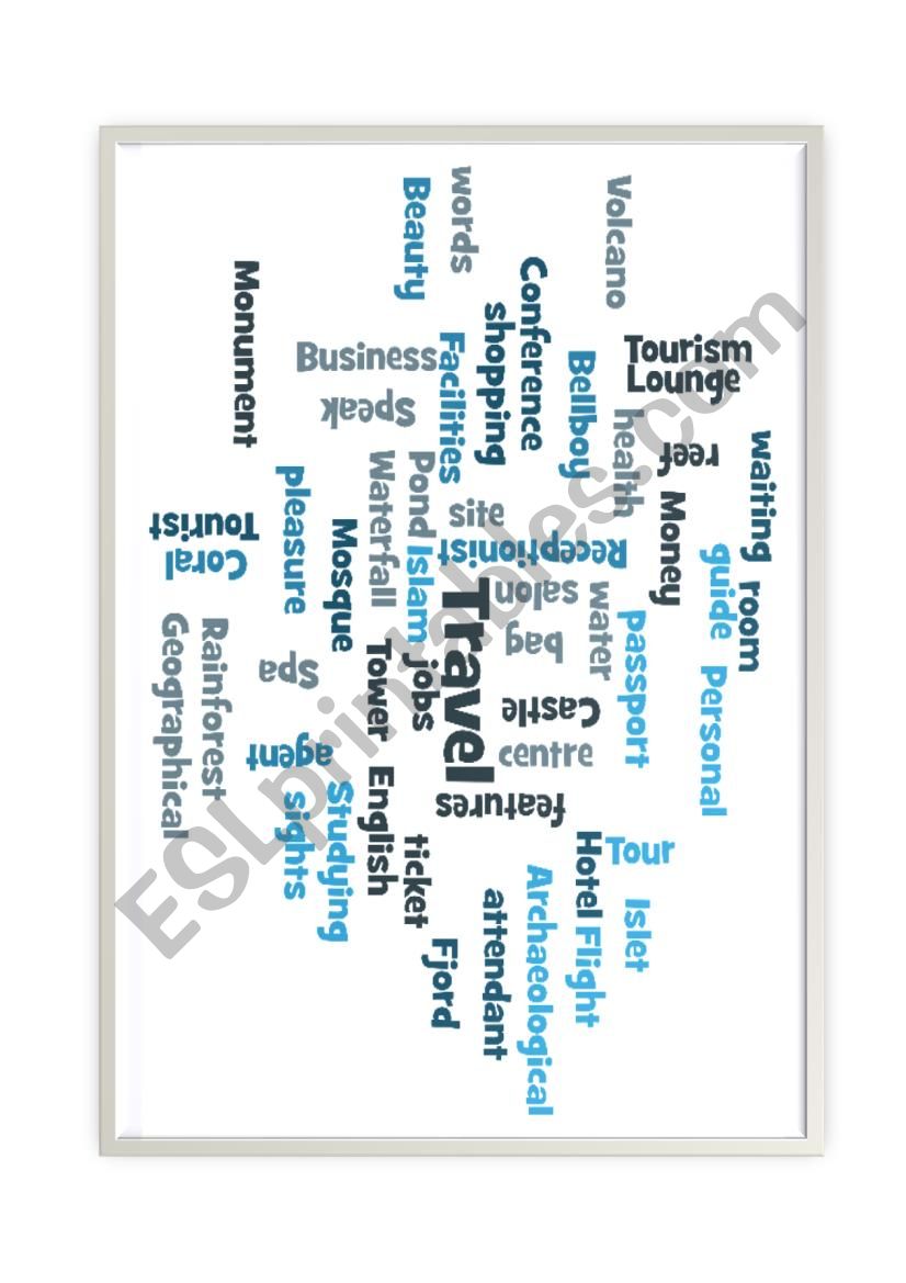 Words related to Travel  and  Tourism
