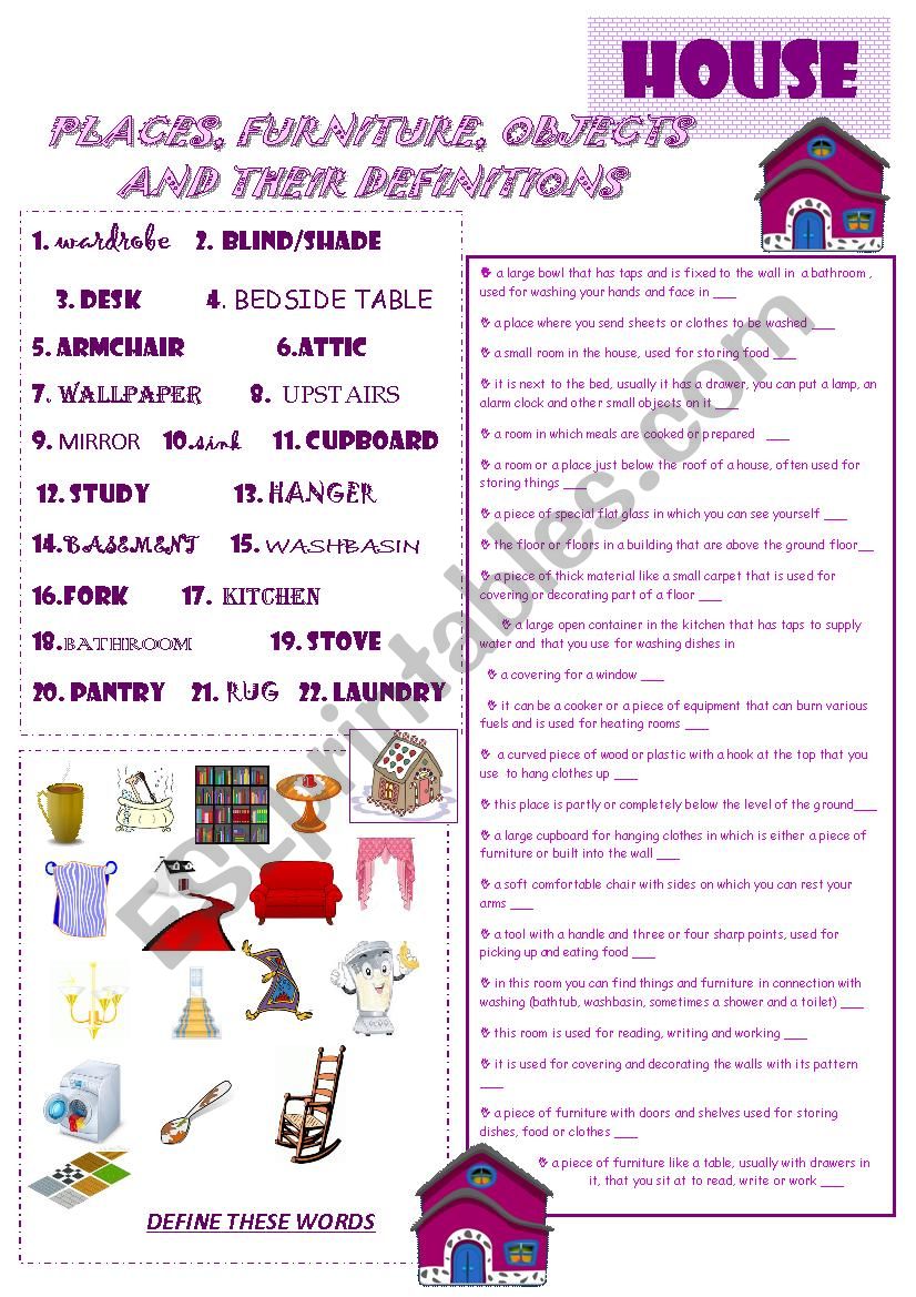 House worksheet