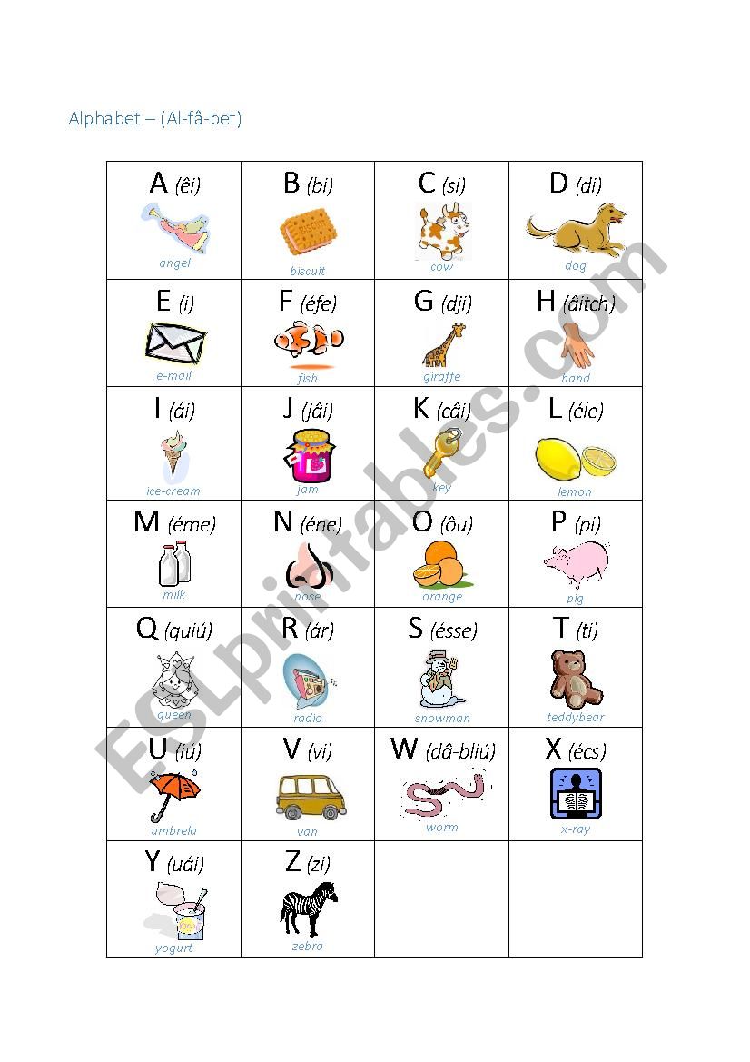 ABC - Numbers Basics - ESL worksheet by leandro.yung