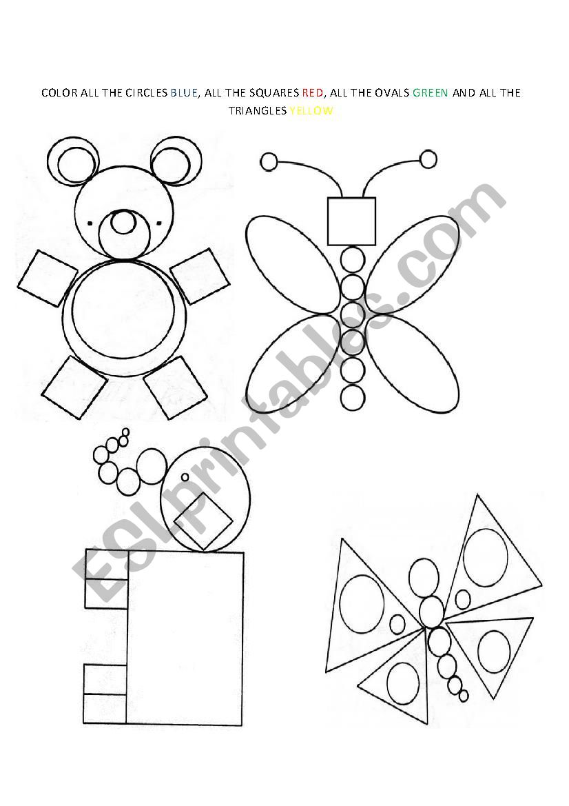 Shapes worksheet