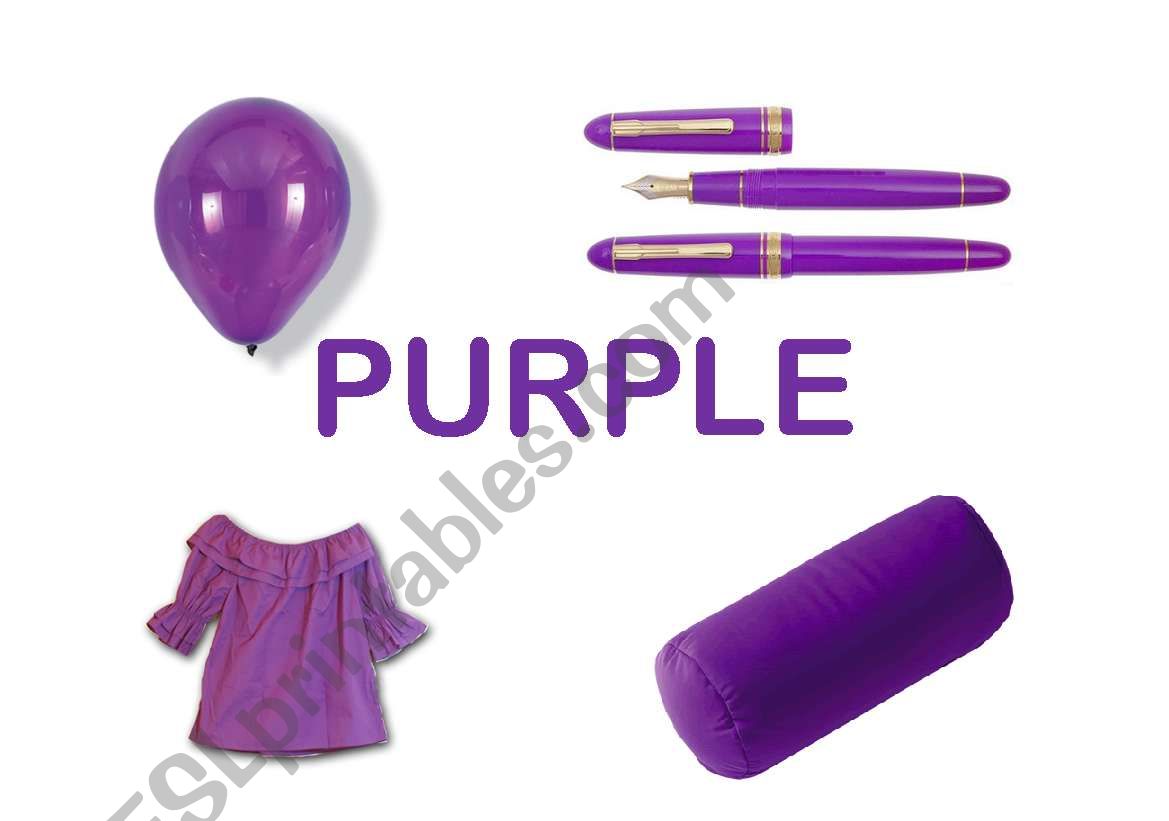 purple worksheet