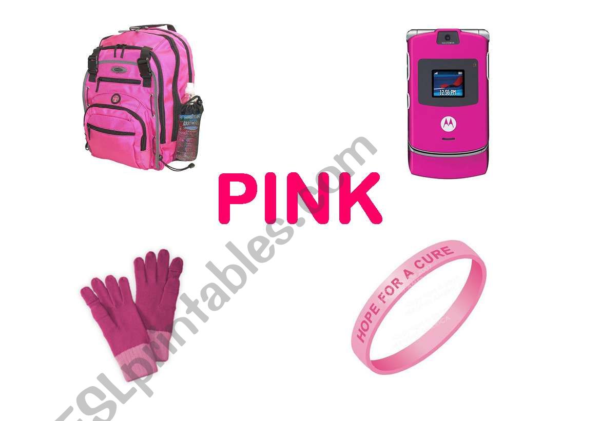 pink worksheet