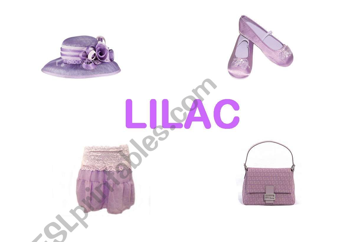 Lilac worksheet