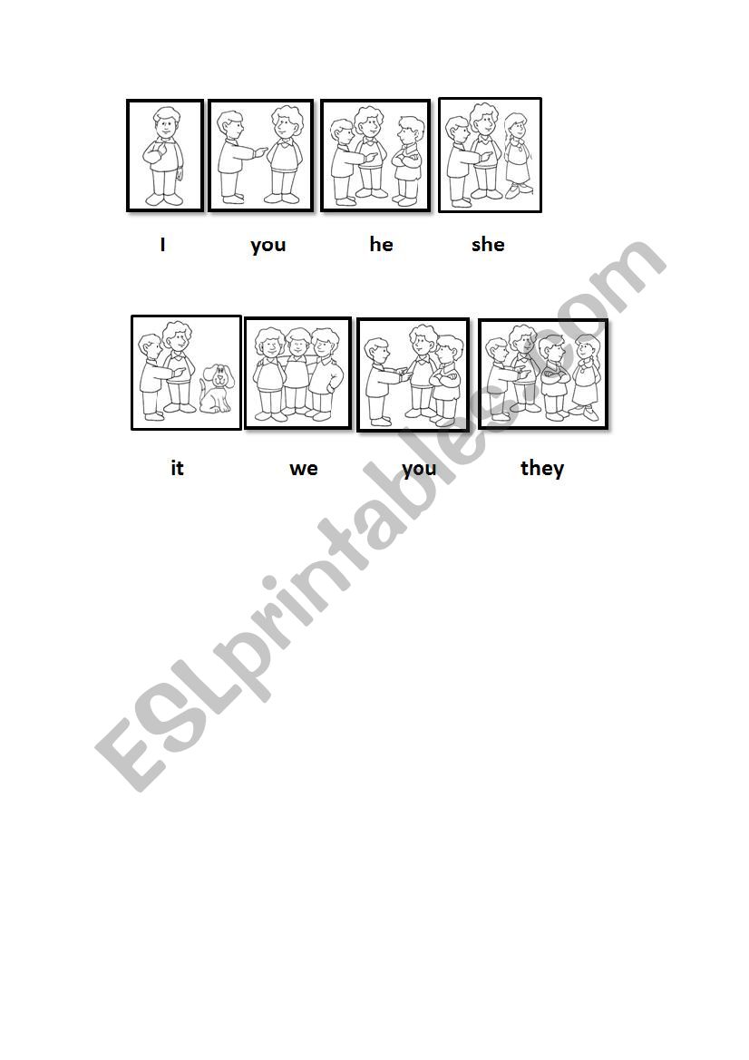 pronouns worksheet