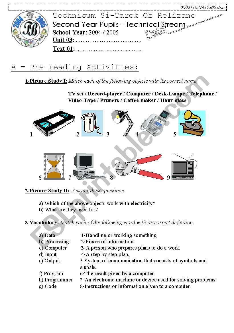 Computers Function and Use (Author-Bouabdellah)