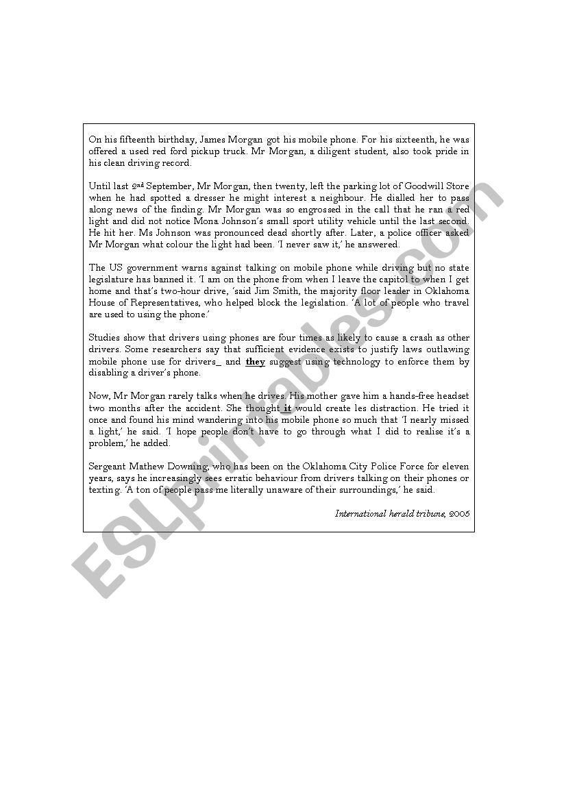 End-of-term Exam n°01 2nd form