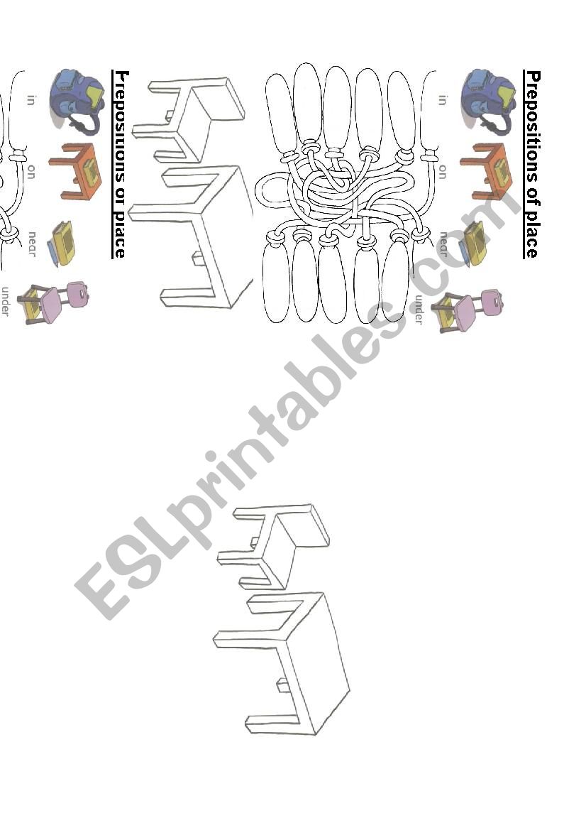 Prepositions of place worksheet