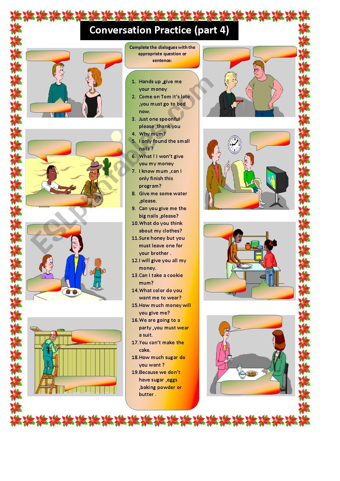 Conversation Practice (part 4)