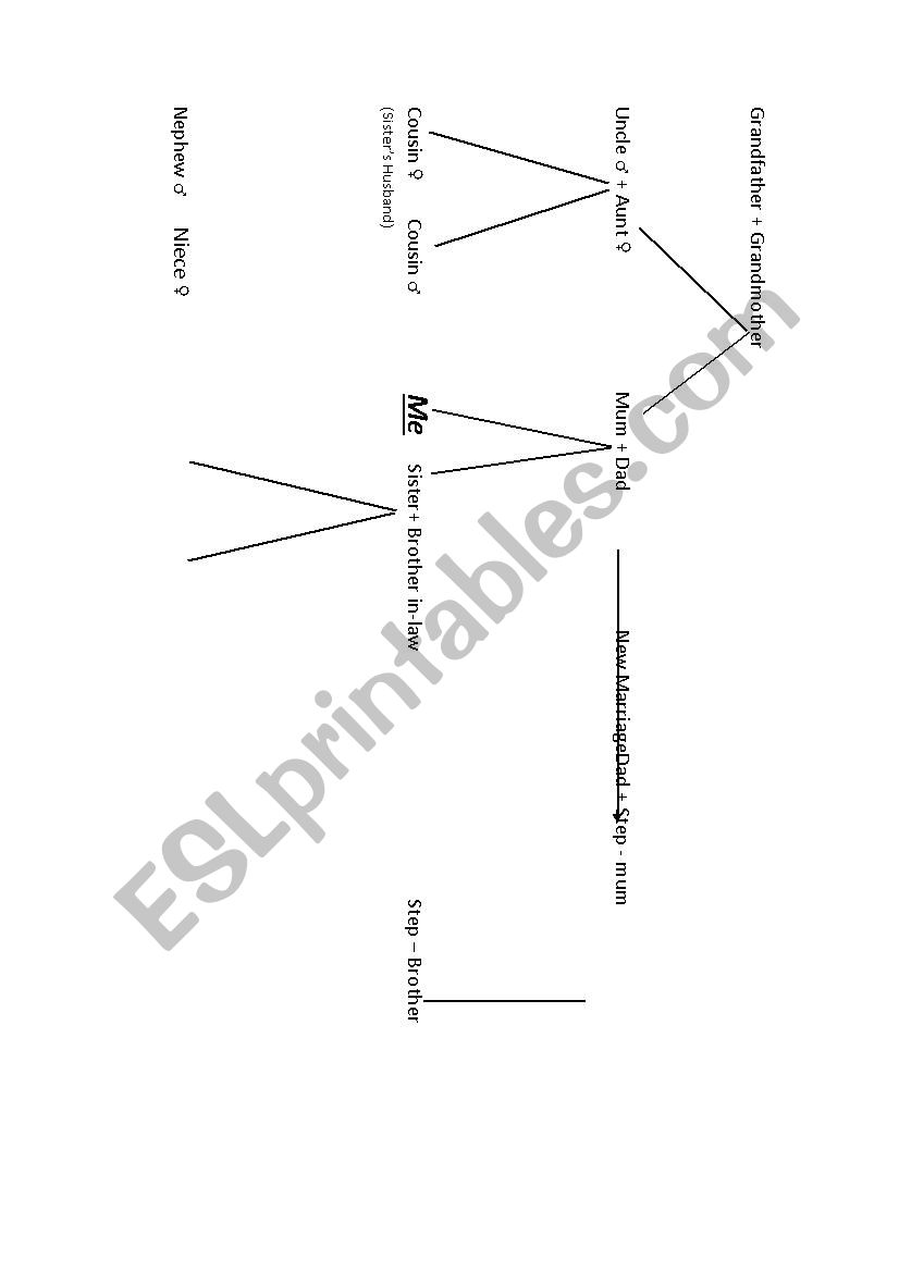 family tree worksheet
