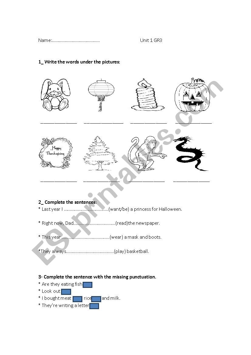 Test worksheet