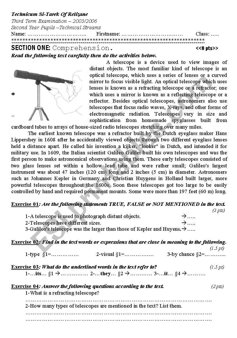 A Telescope  (Author-Bouabdellah)