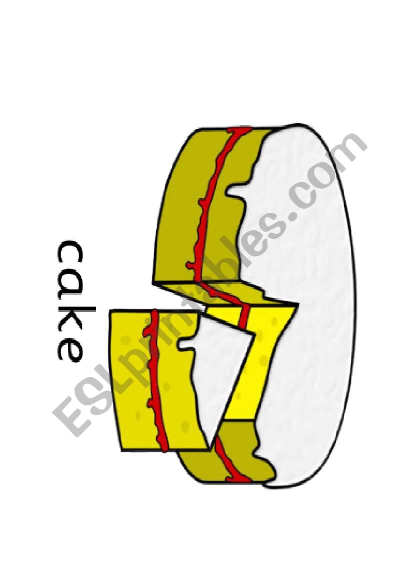 Food Flash Cards worksheet