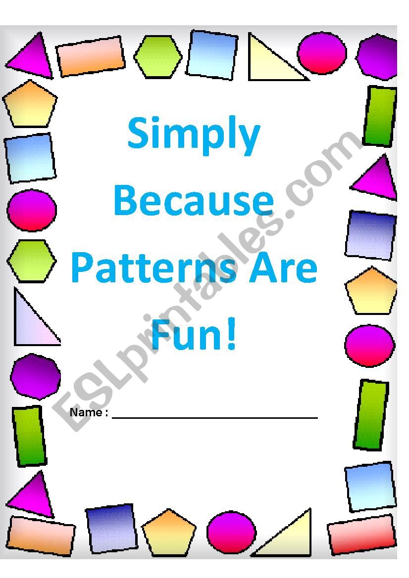 Patterns Booklet worksheet