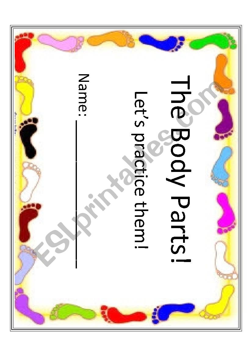Learn your body parts!  worksheet